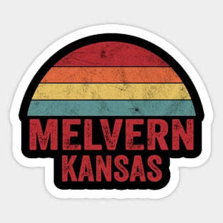 Vintage Melvern Kansas Sticker